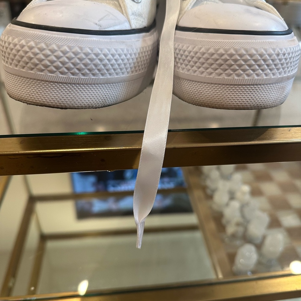 Converse “Just Married” Shoes Size 8.5 Worn Once for Wedding - Picture 8 of 12